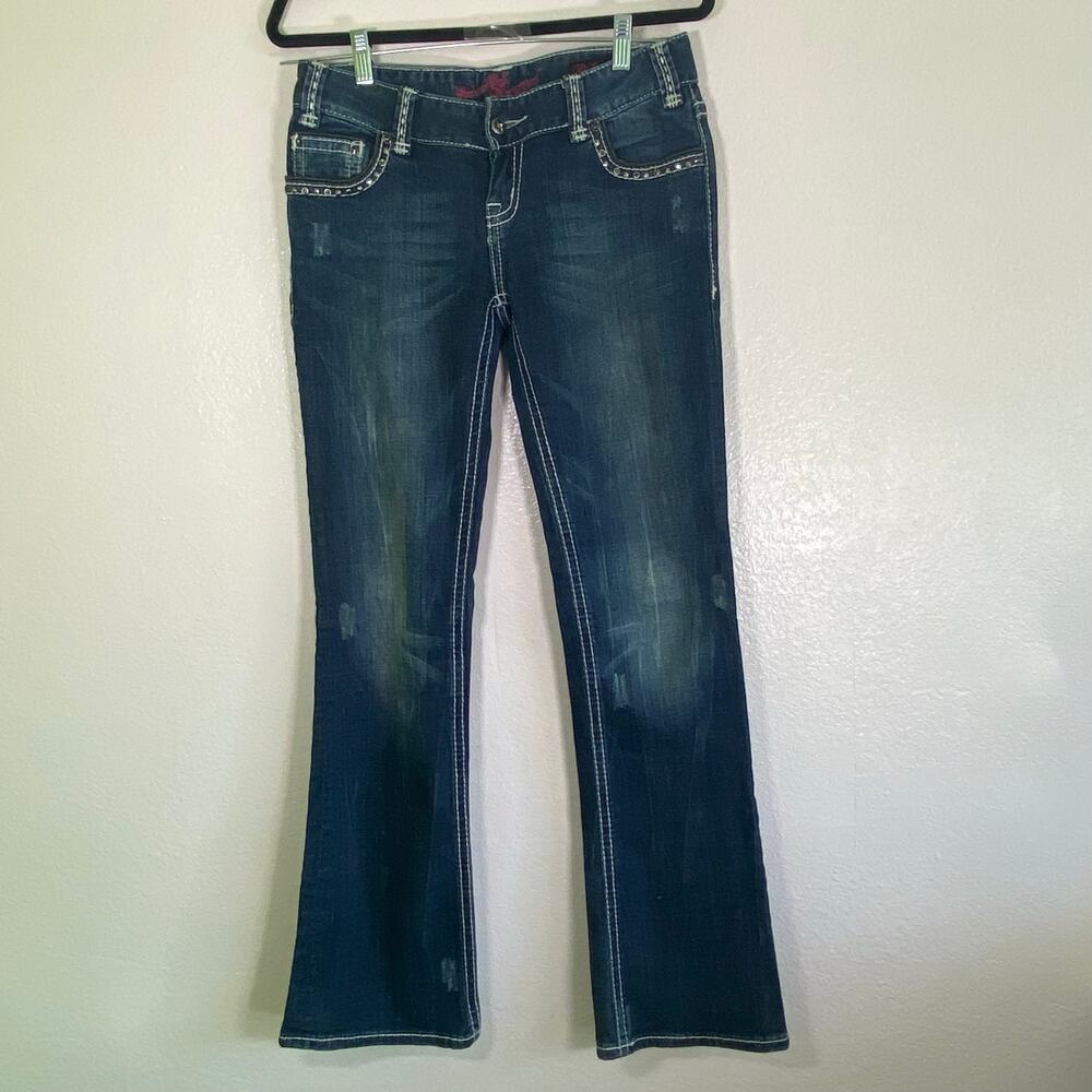 Rock n Roll Western Womens Jeans Low Rise Riding Size 28X34